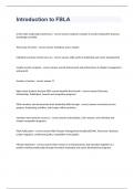 Introduction to FBLA Question and answers rated A+ 2023/2024