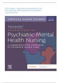 TEST BANK: VARCAROLIS ESSENTIALS OF PSYCHIATRIC MENTAL HEALTH NURSING  (5thEDITION)   