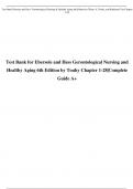 Ebersole and Hess Gerontological Nursing and Healthy Aging 3rd, 5th & 6th Edition by Touhy Chapter 1-28|Complete Guide A+