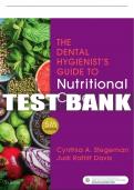Test Bank For The Dental Hygienist's Guide To Nutritional Care&comma; 5th - 2019 All Chapters - 9780323497275
