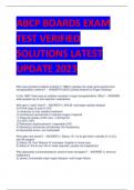LATEST ABCP BOARDS EXAM TEST VERIFIED SOLUTIONS&lpar;2023-2024&rpar;