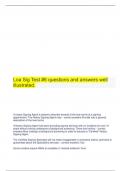 Loa Sig Test &num;6 questions and answers well illustrated&period;