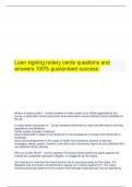 Loan signing notary cards questions and answers 100% guaranteed success