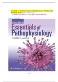 Test Bank for Porth's Essentials of Pathophysiology 5th Edition by Tommie L Norris ISBN-13: 9781975107192 (A+ COMPLETE GUIDE)LATEST UPDATED 2023 VERSION||ALL CHAPTERS INCLUDED