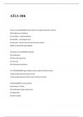ATLS 10th Edition 2023&sol;2024 Verified Questions and Answers
