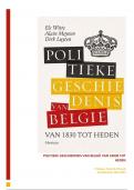 Samenvatting "politieke geschiedenis van België"
