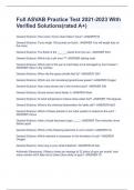 Full ASVAB Practice Test 2021-2023 With Verified Solutions&lpar;rated A&plus;&rpar;