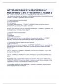 Advanced Egan's Fundamentals of  Respiratory Care 11th Edition Chapter 3