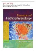 Essentials of Pathophysiology 4th Edition, Carol Mattson Porth Test Bank(COMPLETE A+ GUIDE)ALL CHAPTERS INCLUDED