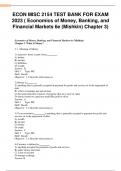 ECON MISC 2154 TEST BANK FOR EXAM 2023 ( Economics of Money, Banking, and Financial Markets 6e (Mishkin) Chapter 3)