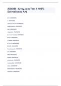 ASVAB - Army&period;com Test 1 100&percnt; Solved&lpar;rated A&plus;&rpar;