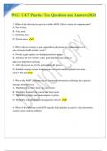 WGU C427 Practice Test Questions and Answers 2024.