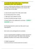 ATI NUTRITION PROCTORED EXAM 77QUESTIONS &ANSWERS LATEST 2023 GRADED A&plus; 