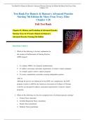 Test Bank For Hamric & Hanson's Advanced Practice Nursing 7th Edition By Mary Fran Tracy, Eilee Chapter 1-26