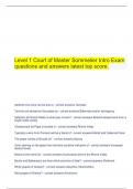 Level 1 Court of Master Sommelier Intro Exam questions and answers latest top score&period;