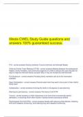 Illinois CWEL Study Guide questions and answers 100&percnt; guaranteed success&period;
