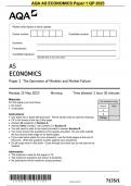 AQA 2023 QP * AS ECONOMICS Paper 1