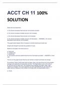 UPDATED LATEST ACCT CH 11 100% SOLUTION