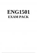 ENG1501 EXAM PACK 2023 - DISTINCTION GUARANTEED