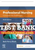 Test Bank For Professional Nursing, 9th - 2020 All Chapters - 9780323551137