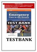 TEST BANK EMERGENCY CARE IN THE STREETS 8TH EDITION BY NANCY CAROLINE LATEST VERIFIED EDITION