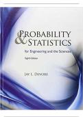 Test Bank For Probability And Statistics For Engineering And The Sciences 8th Edition by Jay L&period; Devore 