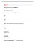 NISP  EXAM PACKAGE DEAL GRADED A&plus;