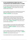 ATI RN COMPREHENSIVE PREDICTOR 2023 A 135QUESTIONS AND ANSWERS RATED A&plus; SCORES