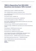 YMCA Lifeguarding Test 2023-2024 Questions and Answers 100&percnt; Correct&excl;