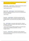 NUR-634 Advanced Physical Assessment Midterm Study Guide Questions And Answers&period;