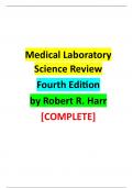 Medical Laboratory Science Review Fourth Edition by Robert R. Harr [COMPLETE]