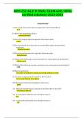BIOS 252 A& P II FINAL EXAM-with 100&percnt;  verified solutions-2023