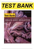 An Introduction to Brain and Behavior, 6th edition Bryan Kolb, Ian Whishaw, Teskey Test Bank|COMPLETE