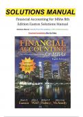 Solutions Manual  for Financial Accounting for MBAs 8th Edition Easton |COMPLETE