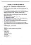 NR599 Informatics Final Exam
