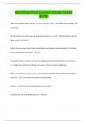 Microbial Pest Control Study Guide &lpar;DPR&rpar; Questions with 100&percnt; Correct Answers &vert; Latest Update 2024 &vert; Verified