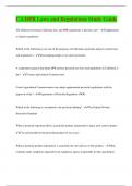 CA DPR Laws and Regulations Study Guide Questions with 100&percnt; Correct Answers &vert; Latest Update 2024 &vert; Verified