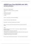 ASREB Exam Prep 2023&sol;2024 with 100&percnt; correct answers