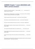 ASREB Chapter 1 exam 2023&sol;2024 with 100&percnt; correct answers