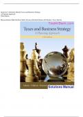 Taxes and Business Strategy 5th Edition Scholes Solutions Manual