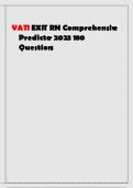 VATI RN EXIT Comprehensive 2023 QUESTIONS AND ANSWERS.