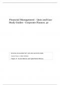 Financial Management - Quiz and Case Study Guides - Corporate Finance, 4e