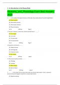 Anatomy&lowbar;and&lowbar;Physiology Exam Best Answers 2023