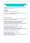 CDL AIR BRAKES&comma;AIR BRAKES Exam Questions And Answers &vert;Package Deal &vert;Guaranteed Success