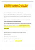 Bundle for WGU C846 Exams Compilation &vert; Verified &vert; Guaranteed Success