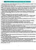 MSN-FNP 570 MIDTERM QUESTIONS AND ANSWERS