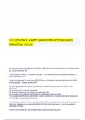 SIE practice exam questions and answers latest top score.
