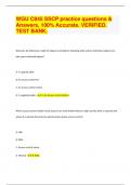 WGU C845 SSCP practice questions & Answers&comma; 100&percnt; Accurate&period; VERIFIED&period; TEST BANK