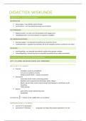 Samenvatting didactiek wiskunde &lpar;1BALO&rpar;