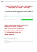 Maders Understanding Human Anatomy and Physiology 8th Edition &ndash; Test Bank